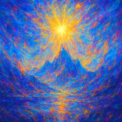 Spiritual Ecstasy Expressionism Art Style 2