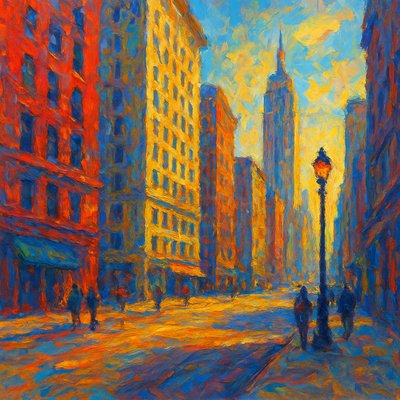 Plein Air Landscape Art Style Style Transfer Example