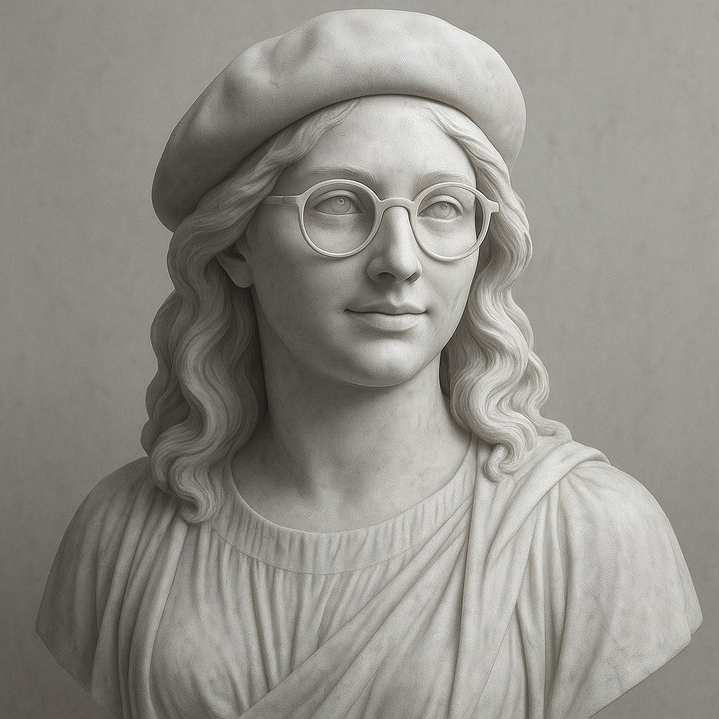 Classical Marble Sculpture Art Style Style Transfer Example
