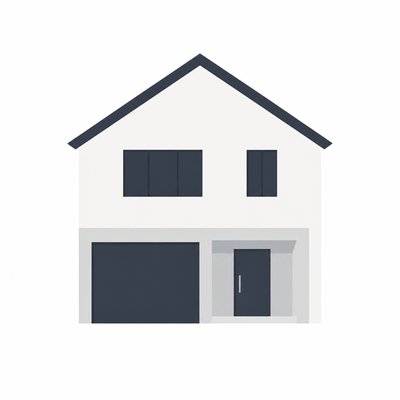 house with front view — Minimalism Art Style