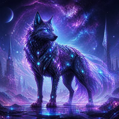 animal standing in natural pose — Sci-Fi Fantasy Art