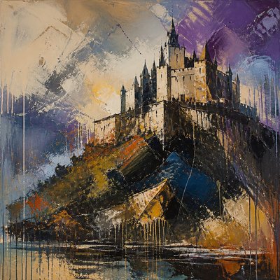 majestic castle on a hilltop