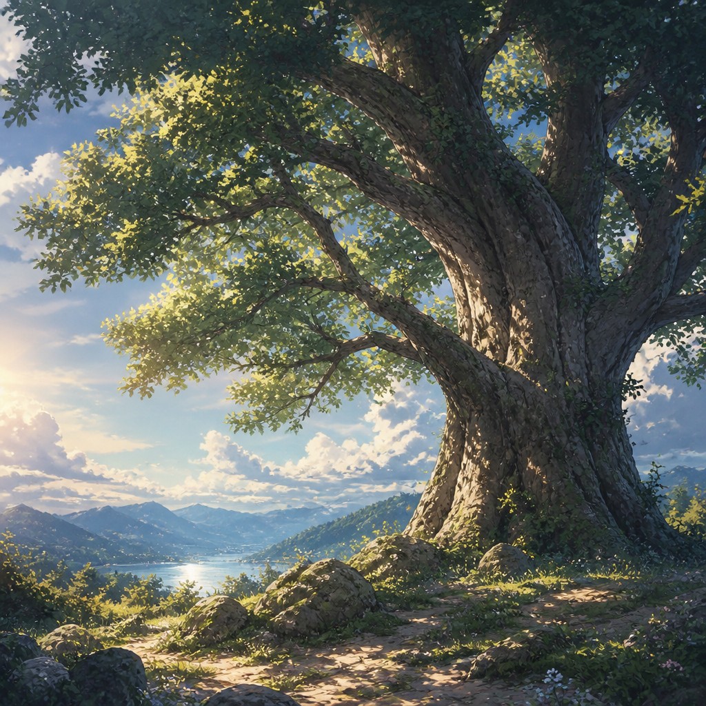 a tree in nature