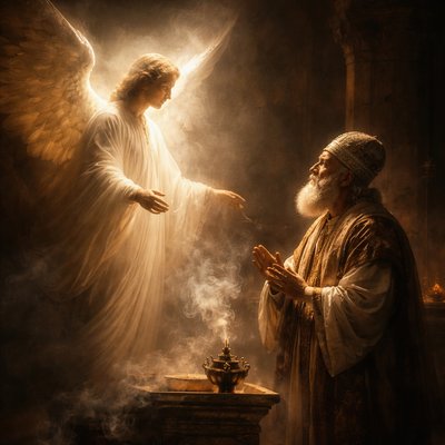 “But the angel said unto him, Fear not, Zacharias: for thy prayer is heard; and thy wife Elisabeth shall bear thee a son, and thou shalt call his name John.” (Luke 1:13, KJV)
