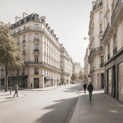 Minimalist Fashion Design Style Transfer Example