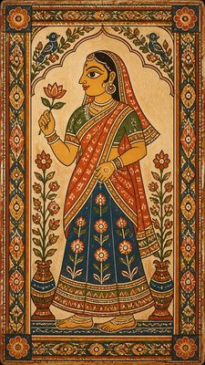 full-length portrait of an elegant figure