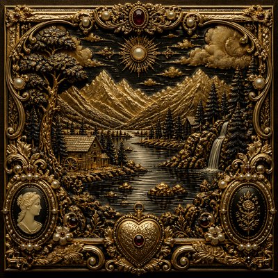 wide landscape with natural scenery — Victorian Jewelry Design