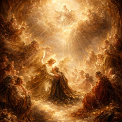 But with the righteous He will make peace.

And will protect the elect,
And mercy shall be upon them.

And they shall all belong to God,
And they shall be prospered,
And they shall ⌈all⌉ be blessed.

And He will help them all,
And light shall appear unto them,
And He will make peace with them.
1 Enoch 1:8