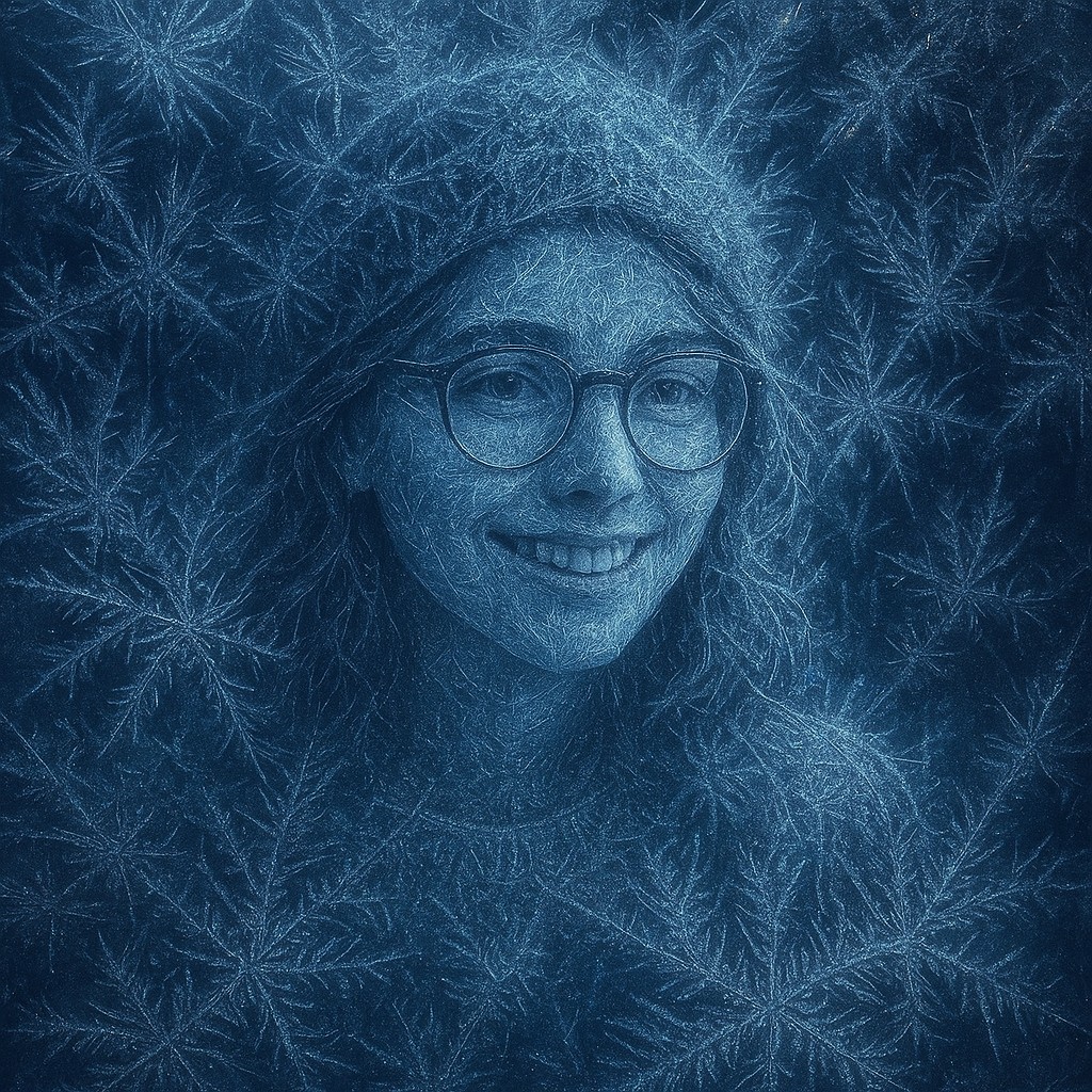 Fractal Frost Etching Style Transfer Example
