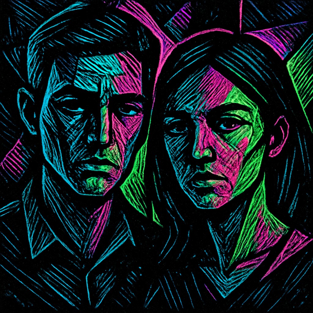 portrait of two people together