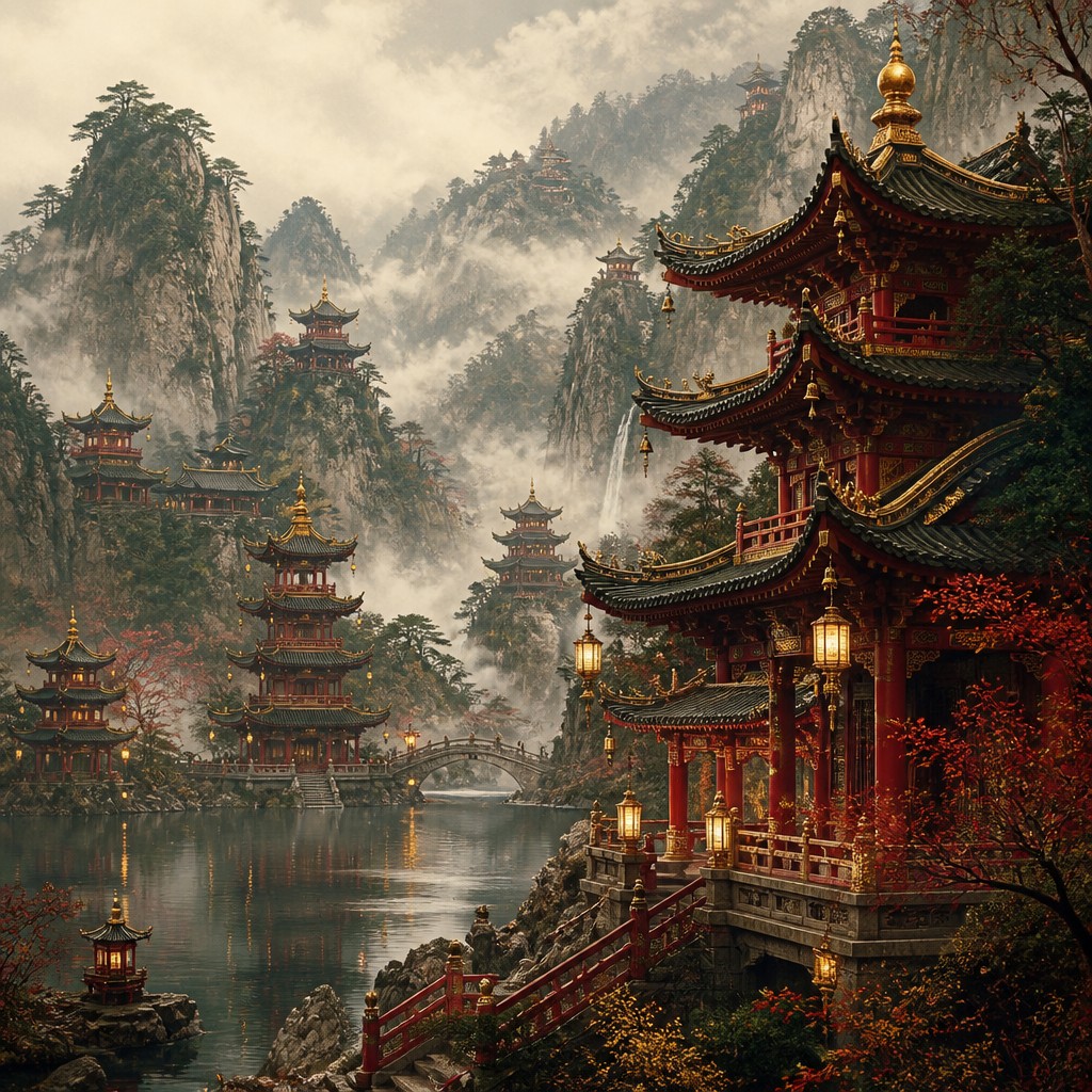 Pagoda Architecture Style example artwork 2