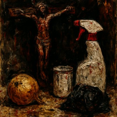 still life with everyday objects