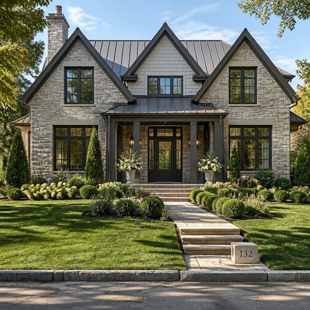house with front view
