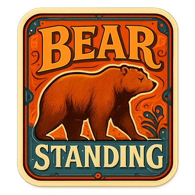 animal standing in natural pose