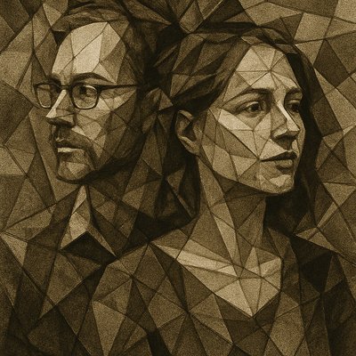 portrait of two people together
