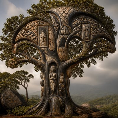a tree in nature