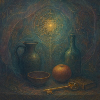 still life with everyday objects