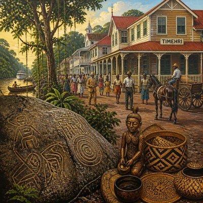 urban street with city activity