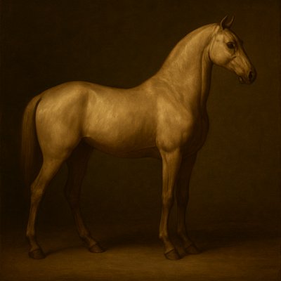 animal standing in natural pose