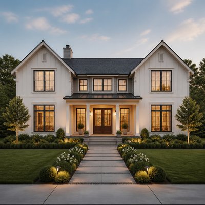 house with front view