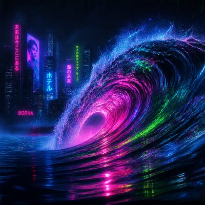 a large ocean wave curling and cresting