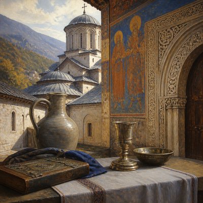 still life with everyday objects