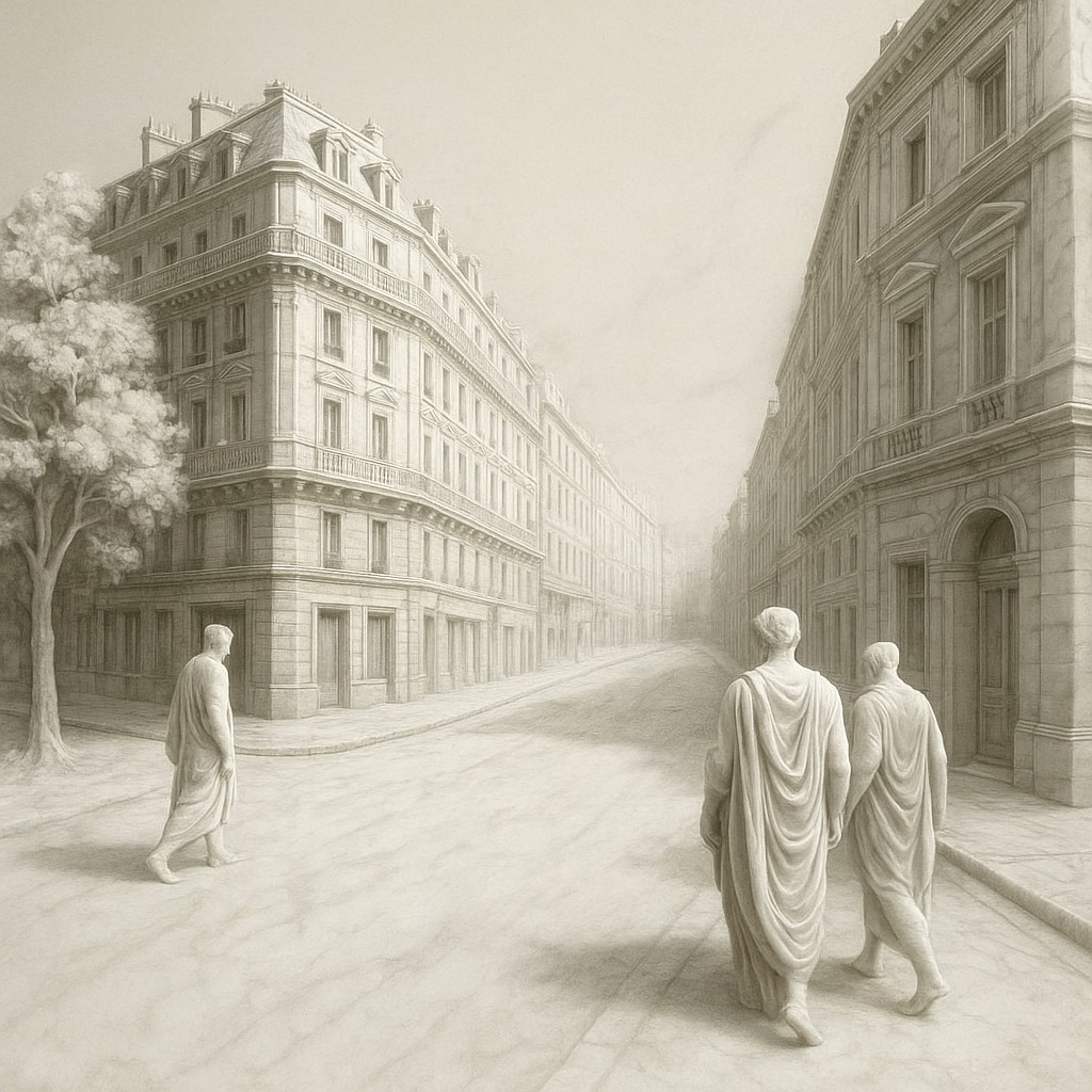 Classical Marble Sculpture Art Style Style Transfer Example