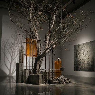 a tree in nature