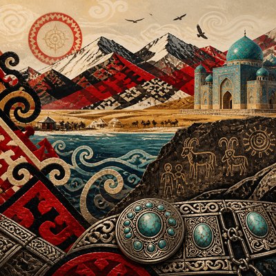 Kazakh Art Style 2