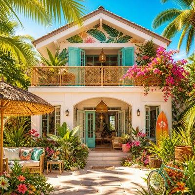 house with front view