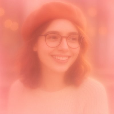Blurred Blush Style Transfer Example