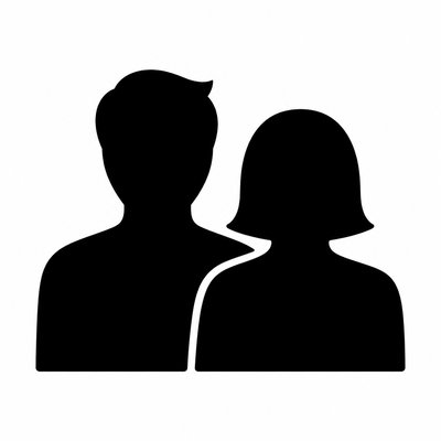 portrait of two people together