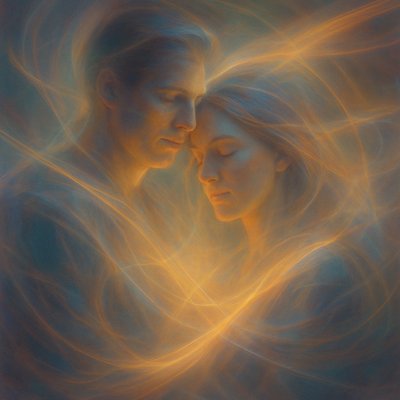 portrait of two people together