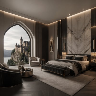 majestic castle on a hilltop