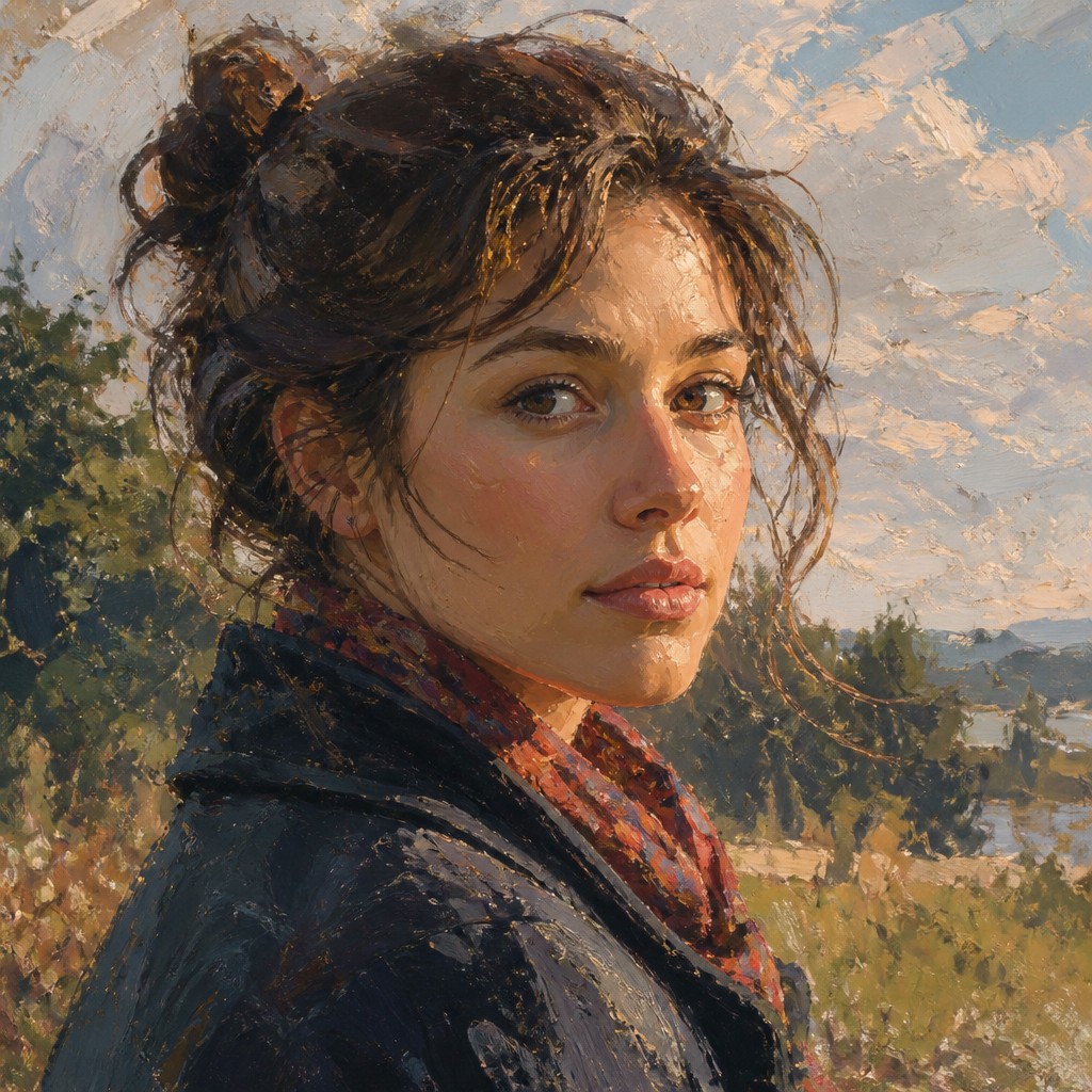 portrait of a person with expressive eyes