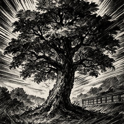 a tree in nature