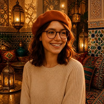 Moroccan Interior Design Style Transfer Example