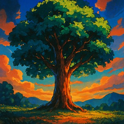 a tree in nature