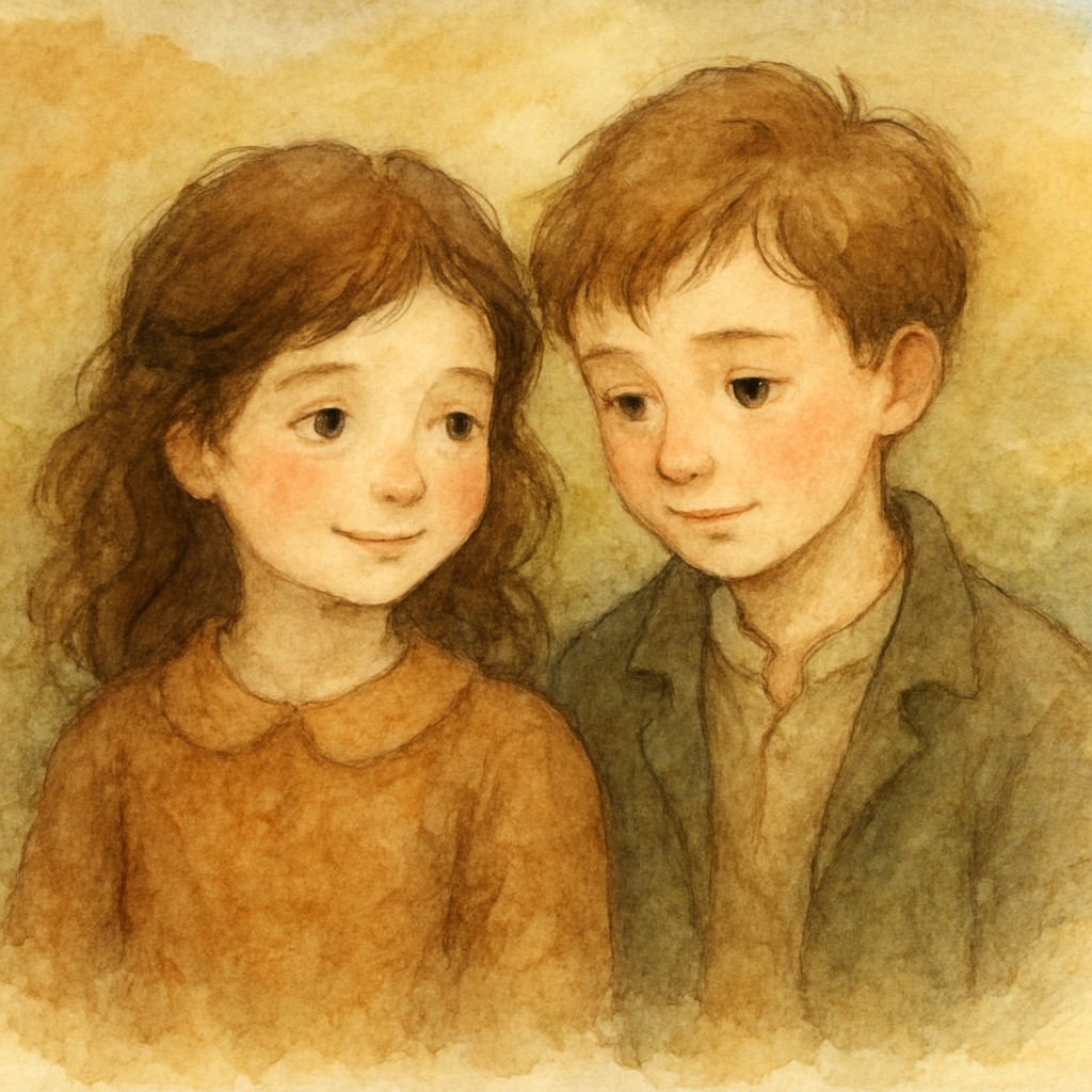 portrait of two people together