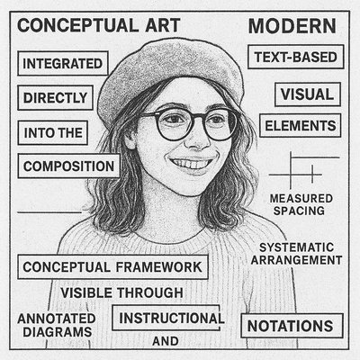 Conceptual Modern Art Style Style Transfer Example