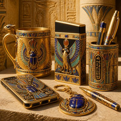 still life with everyday objects — Egyptian Revival Jewelry Style