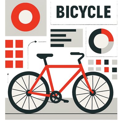 bicyle resting against a wall