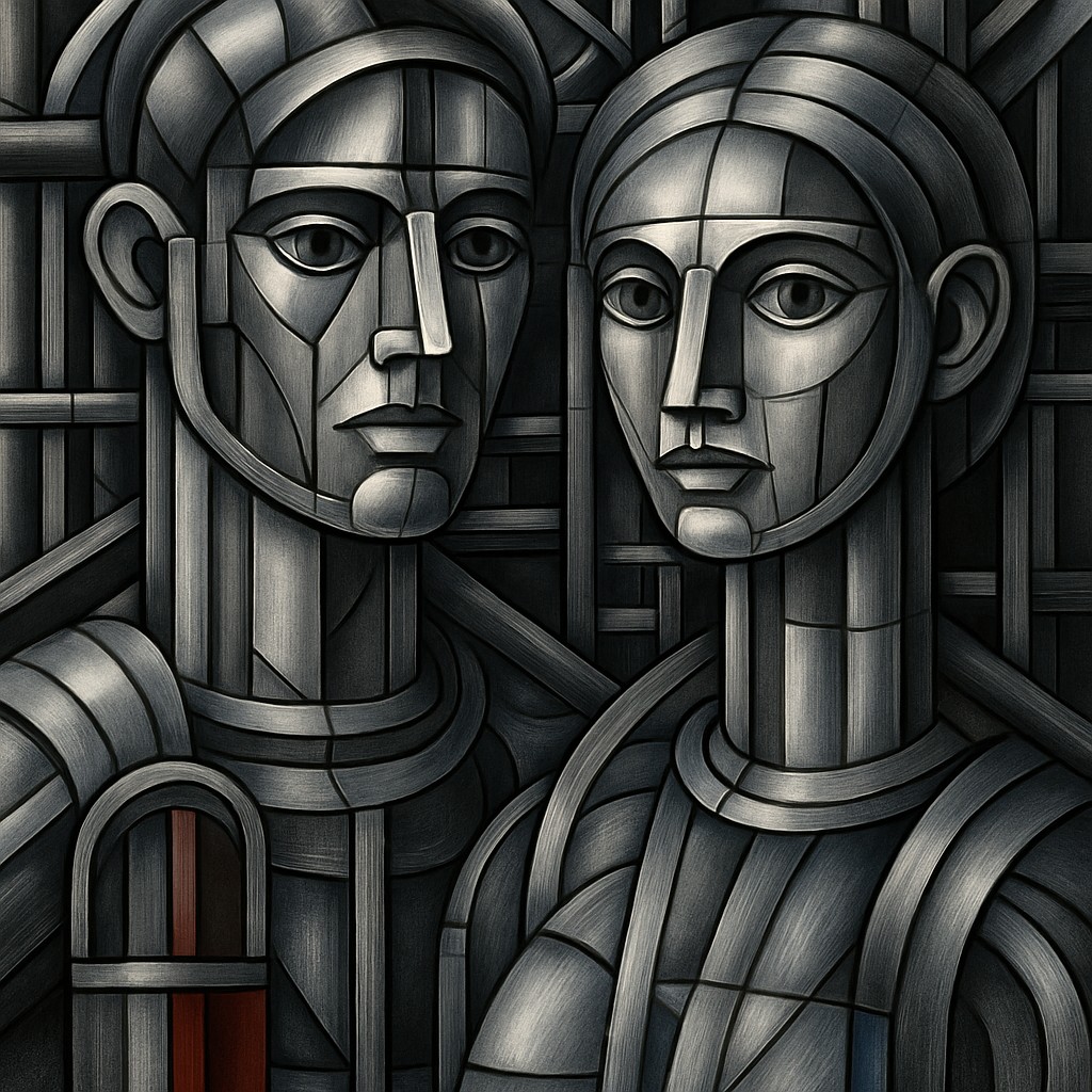 portrait of two people together
