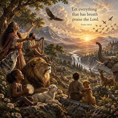 “Let everything that has breath praise the Lord” 
- Psalm 150:6