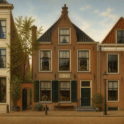 house with front view — Leiden Art Style
