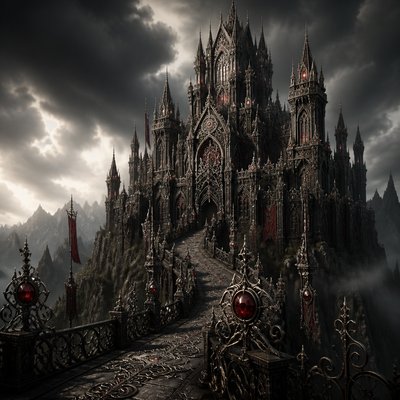 majestic castle on a hilltop