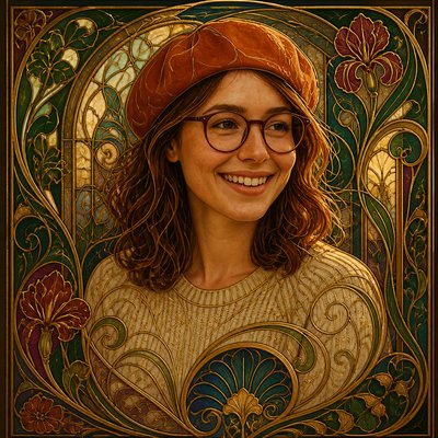Art Nouveau Architecture Art Style Transfer Example