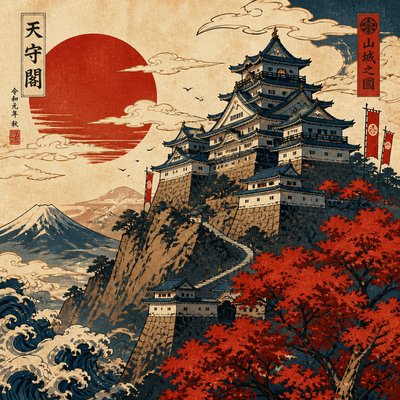 majestic castle on a hilltop