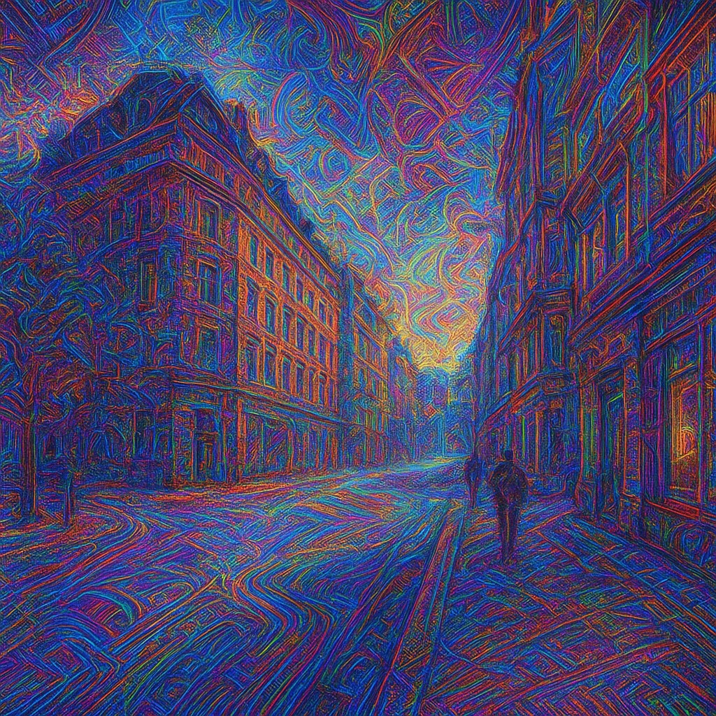Neural Network Digital Art Style Style Transfer Example