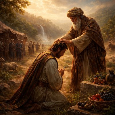 “Even by the God of thy father, who shall help thee; and by the Almighty, who shall bless thee with blessings of heaven above, blessings of the deep that lieth under, blessings of the breasts, and of the womb: The blessings of thy father have prevailed above the blessings of my progenitors unto the utmost bound of the everlasting hills: they shall be on the head of Joseph, and on the crown of the head of him that was separate from his brethren.” (Genesis 49:25-26, KJV)



